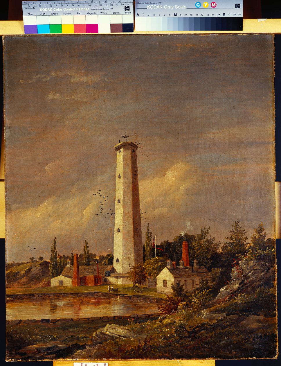 Torre di tiro, 1845 da Jasper Francis Cropsey