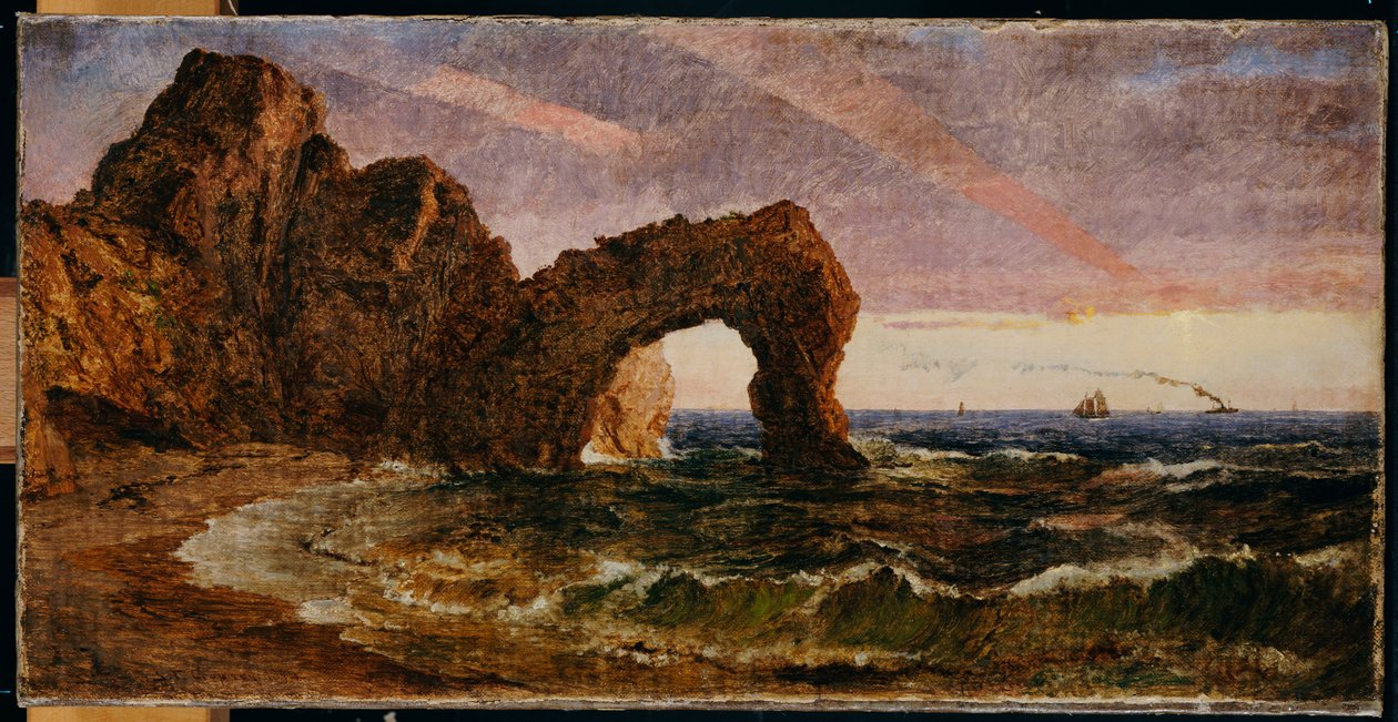 Tramonto a Etretat, 1894 da Jasper Francis Cropsey