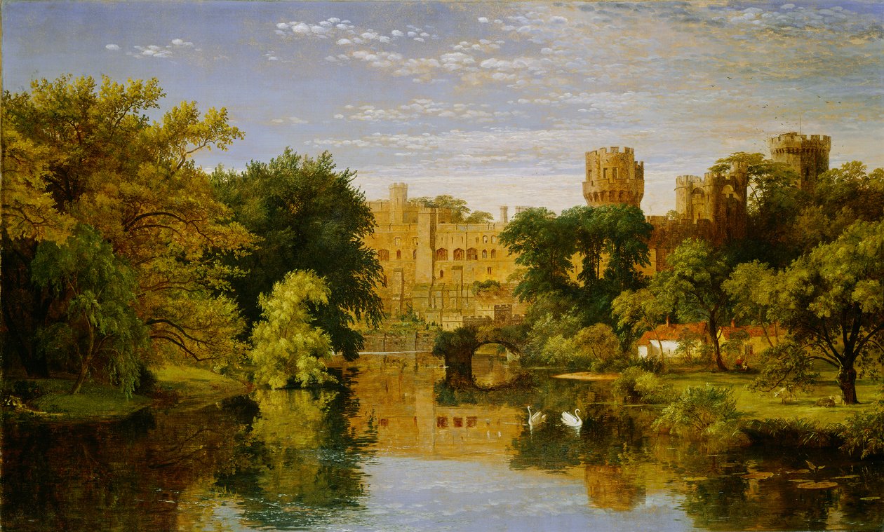 Castello di Warwick, Inghilterra da Jasper Francis Cropsey