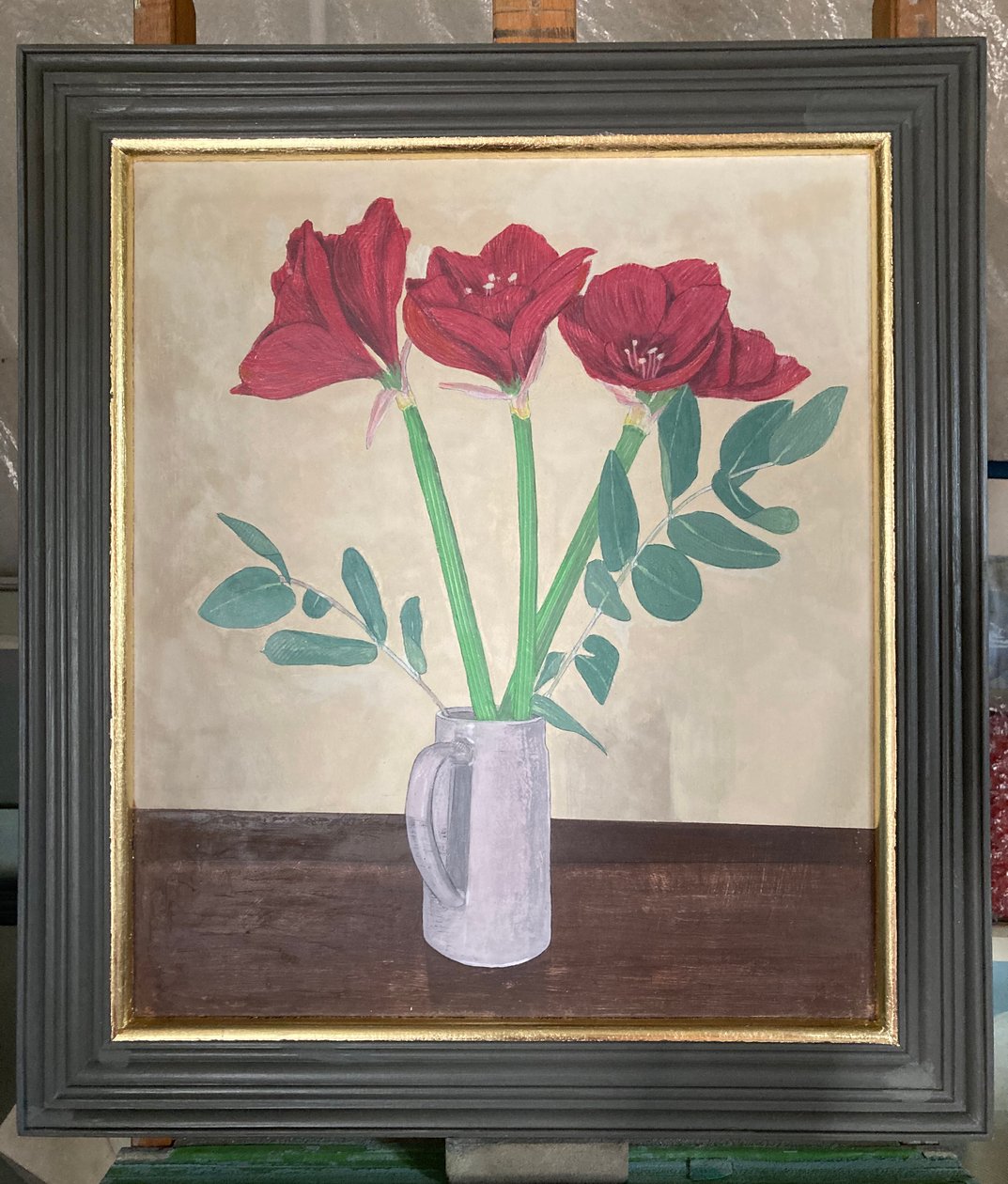 Amaryllis in brocca (dipinto) da Jasper Galloway