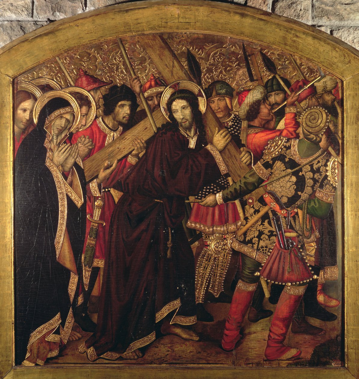 La strada per il Calvario, Pala d