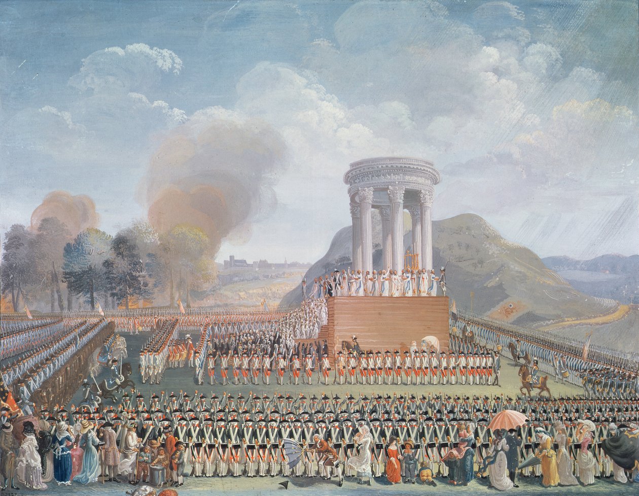 Festa della Federazione, 14 luglio 1790 da Jean Alexis Cornu