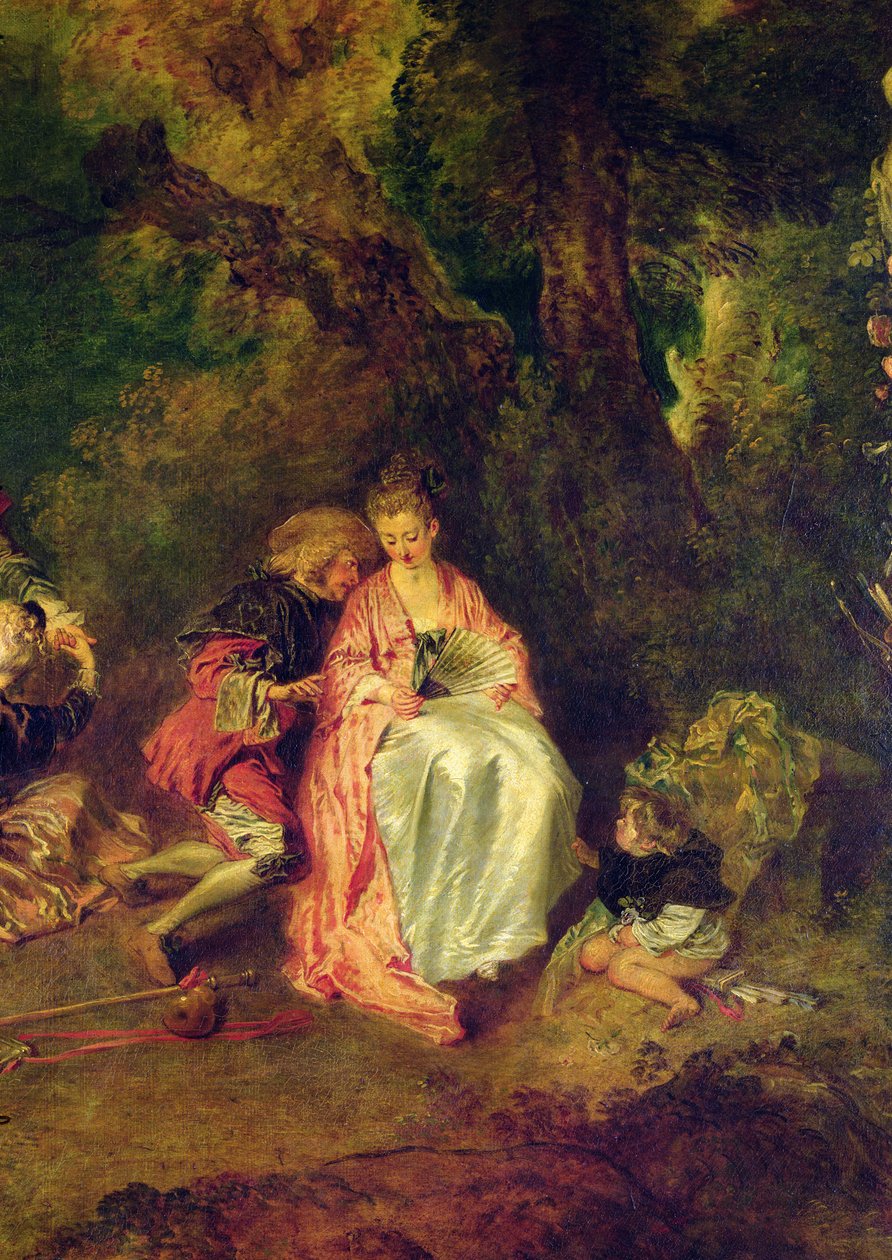 Imbarco per Citera (dettaglio) da Jean Antoine Watteau