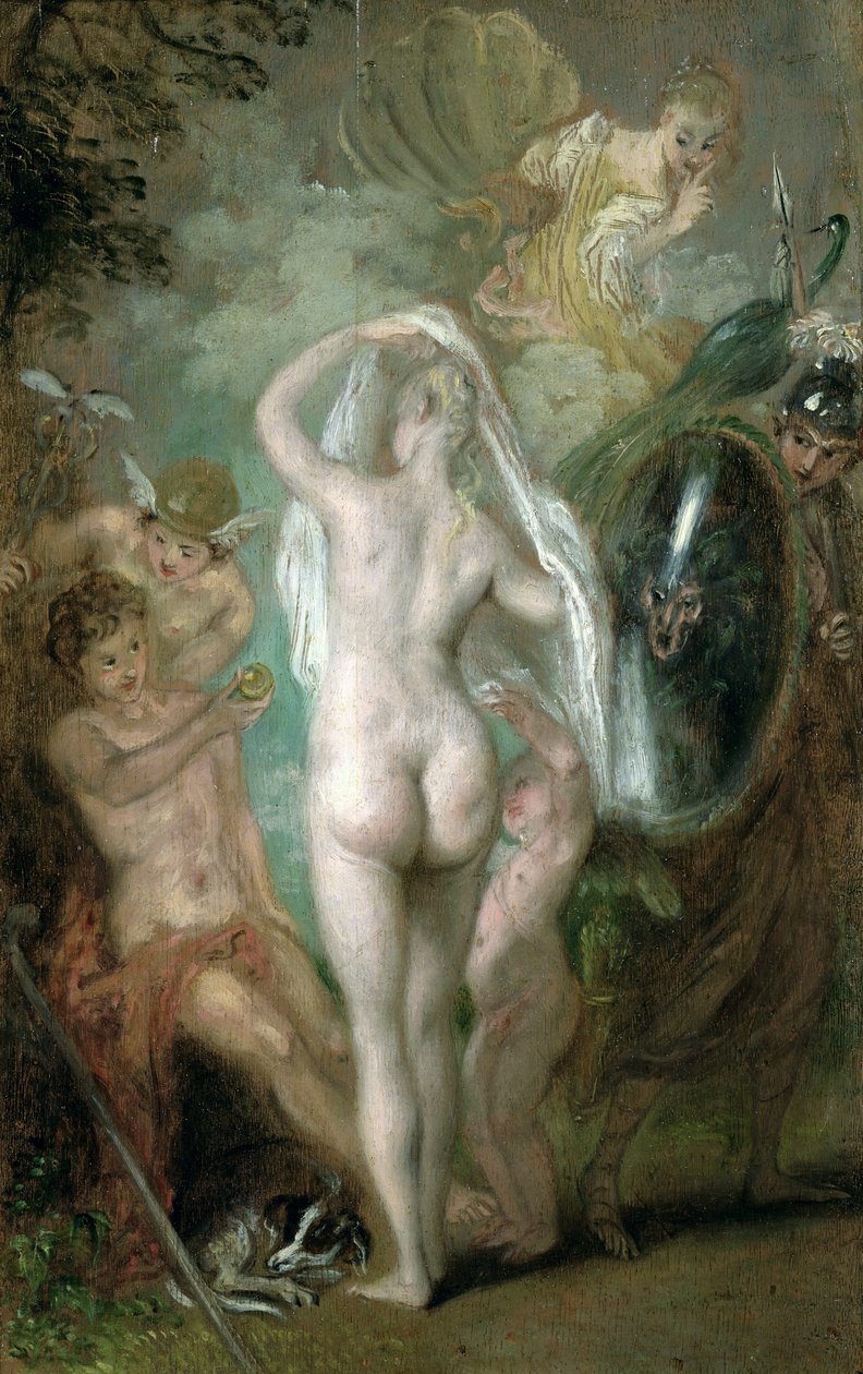 Il giudizio di Paride da Jean Antoine Watteau