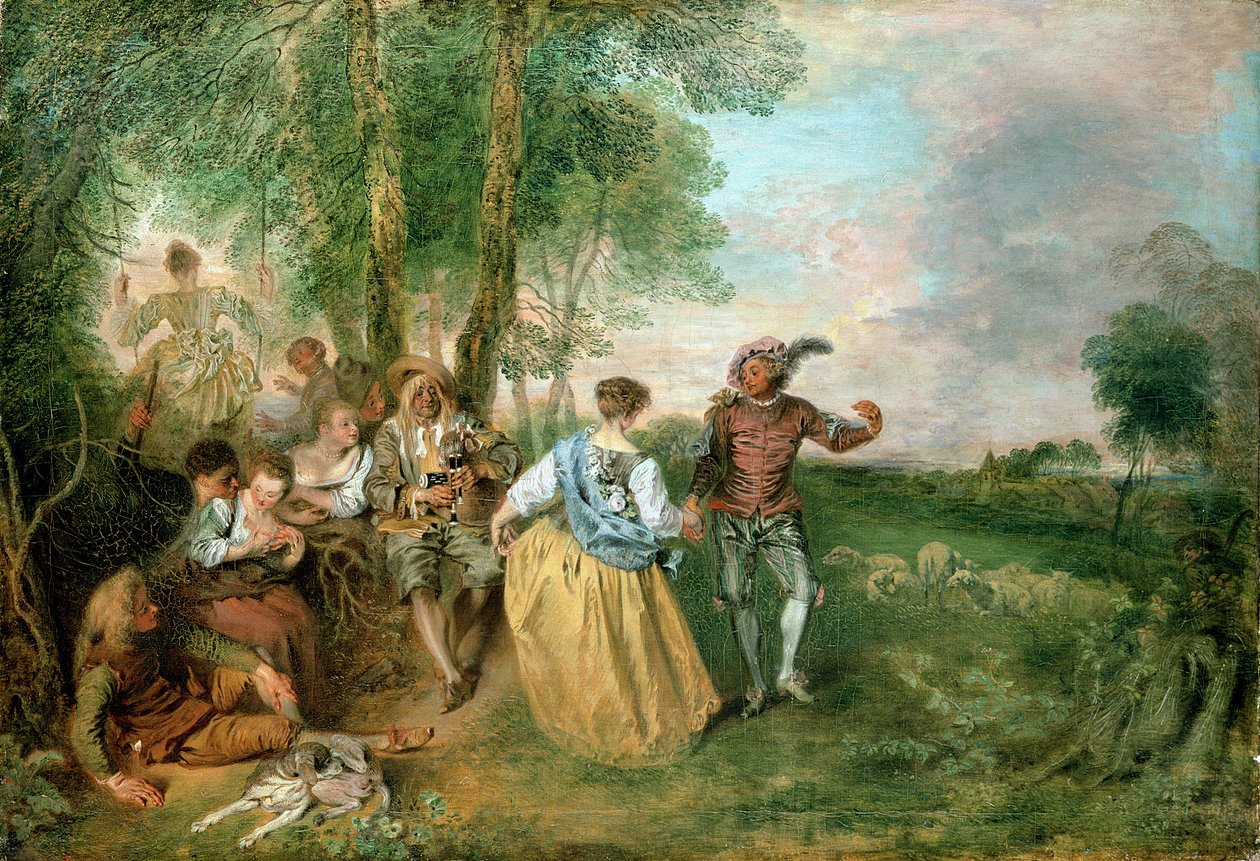 I pastori da Jean Antoine Watteau
