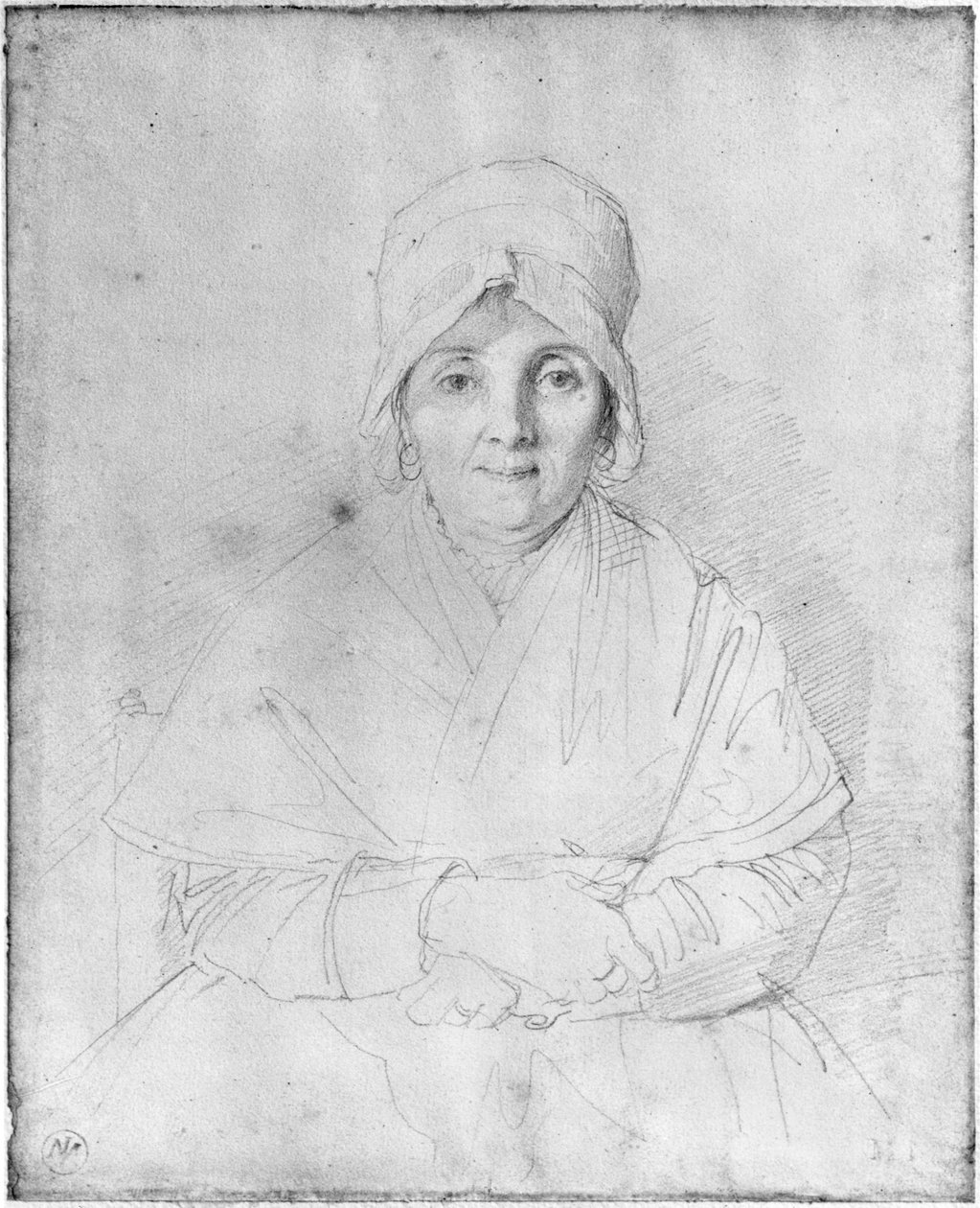 Madame Ingres Mere (1758-1817) 1814 da Jean Auguste Dominique Ingres