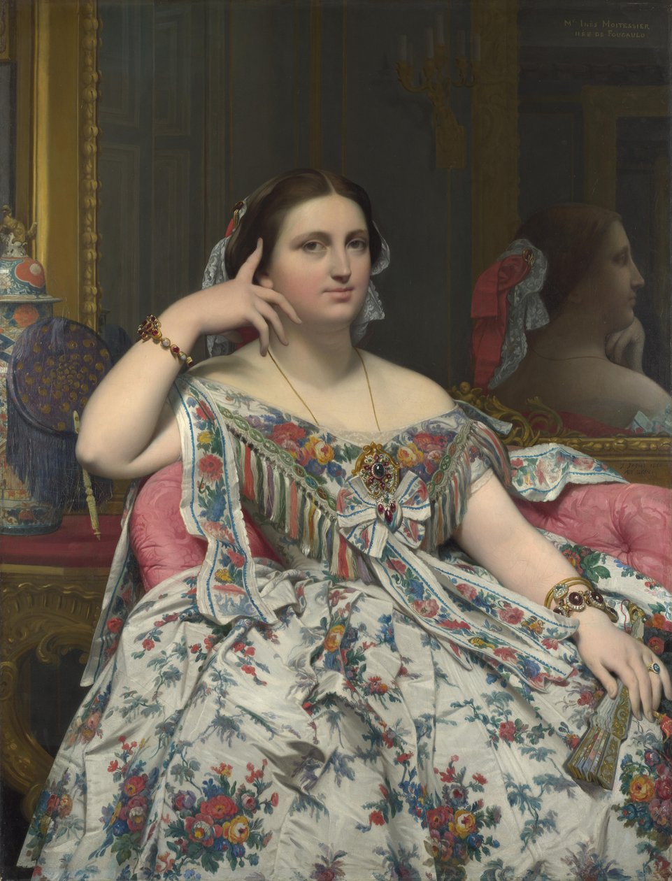 Madame Moitessier, 1856 da Jean Auguste Dominique Ingres