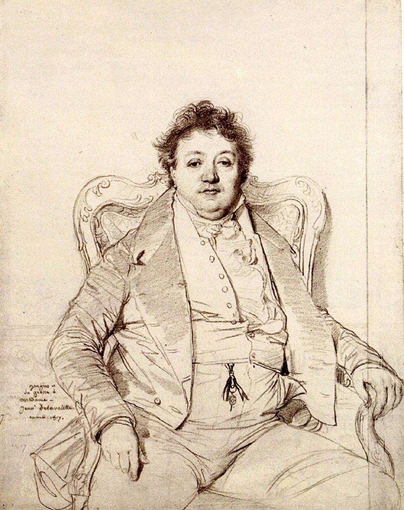 Ritratto di Ingres da Jean Auguste Dominique Ingres