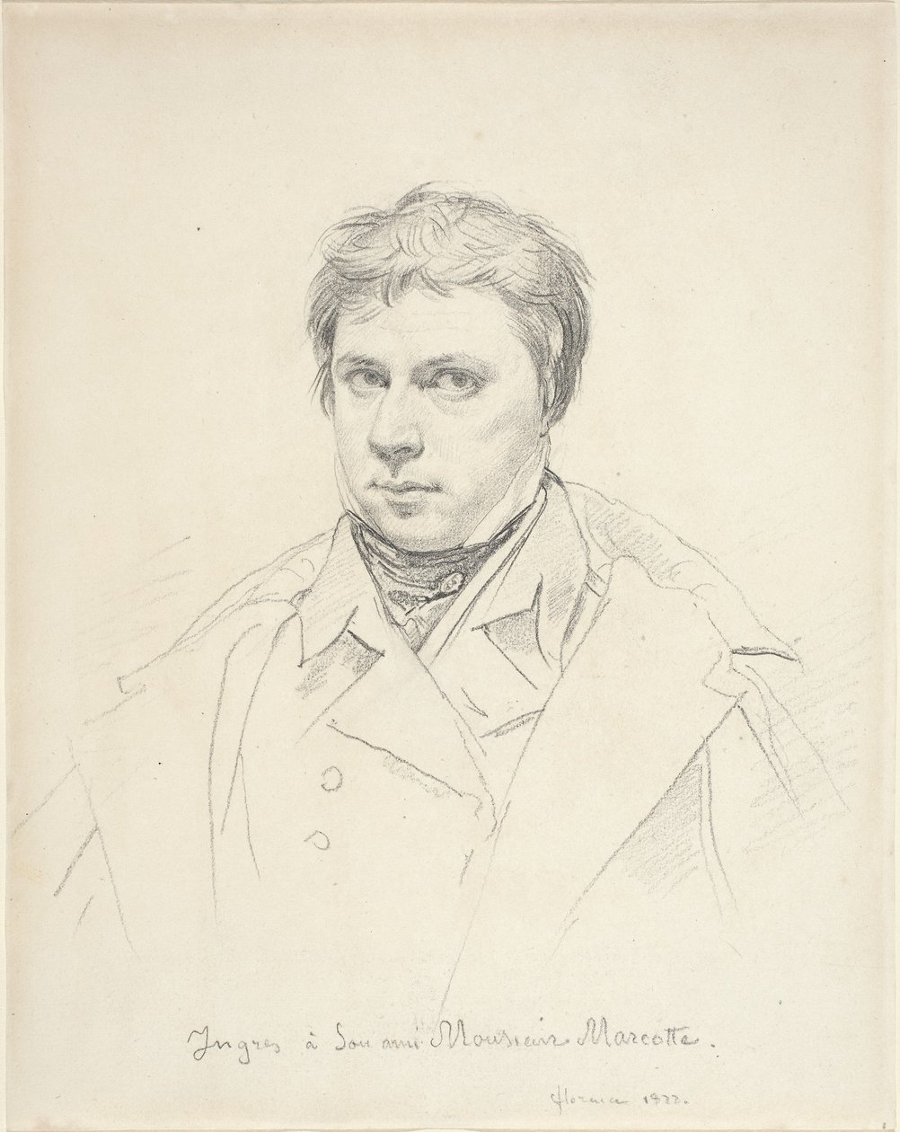 Autoritratto, 1822 da Jean Auguste Dominique Ingres