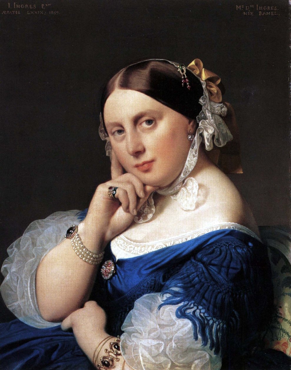 Ritratto di Madame Ingres nata Ramel da Jean Auguste Dominique Ingres