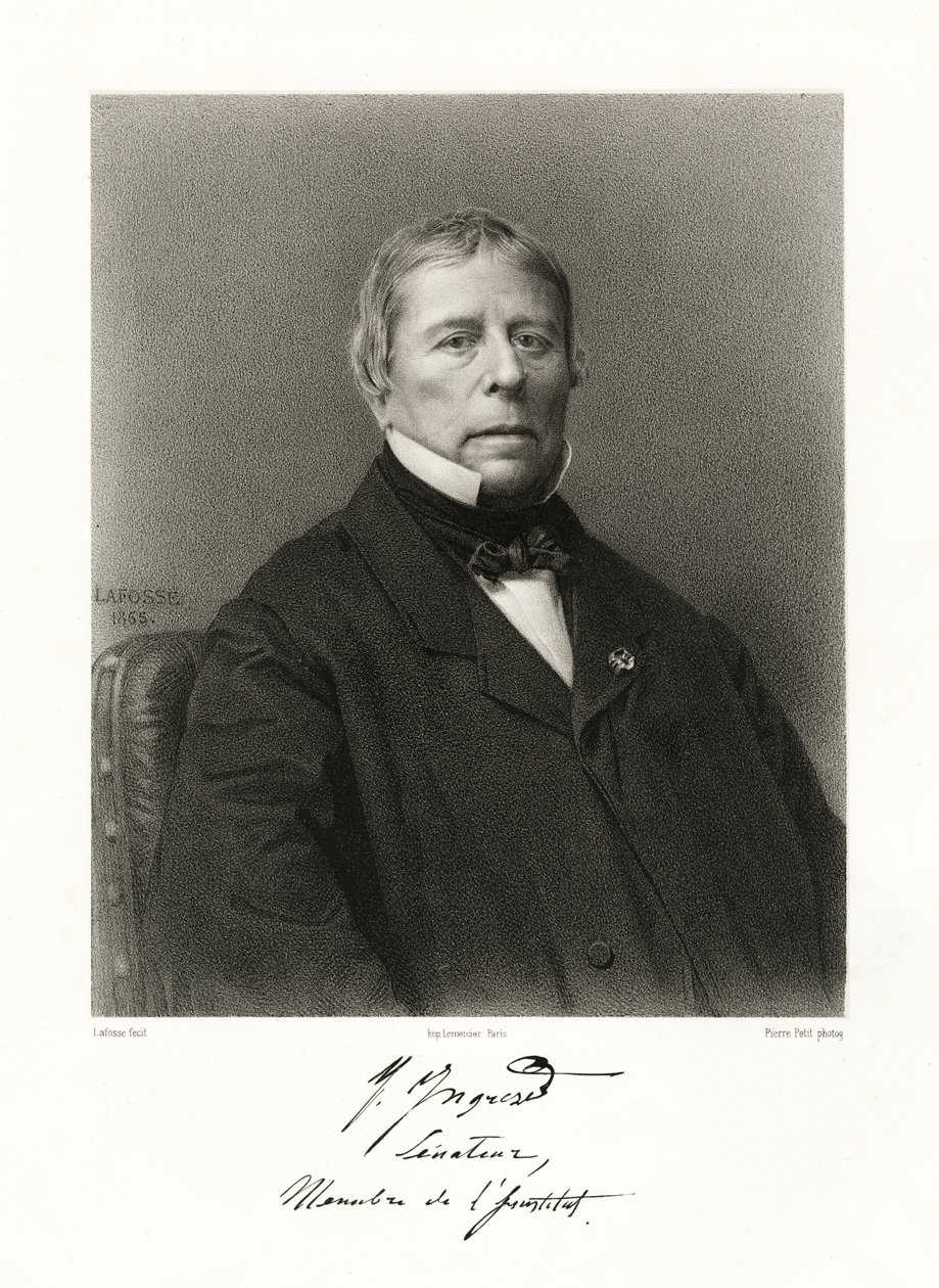 Jean Auguste Dominique Ingres da Jean Baptiste Adolphe Lafosse