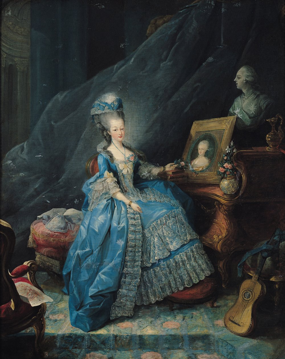 Marie-Therese de Savoie (1756-1805) 1775 da Jean Baptiste Andre Gautier D