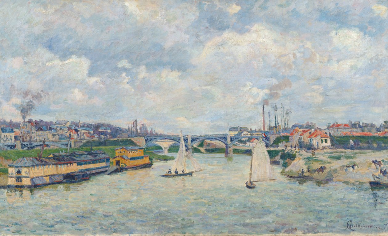 Porto di Charenton, 1878 da Jean Baptiste Armand Guillaumin