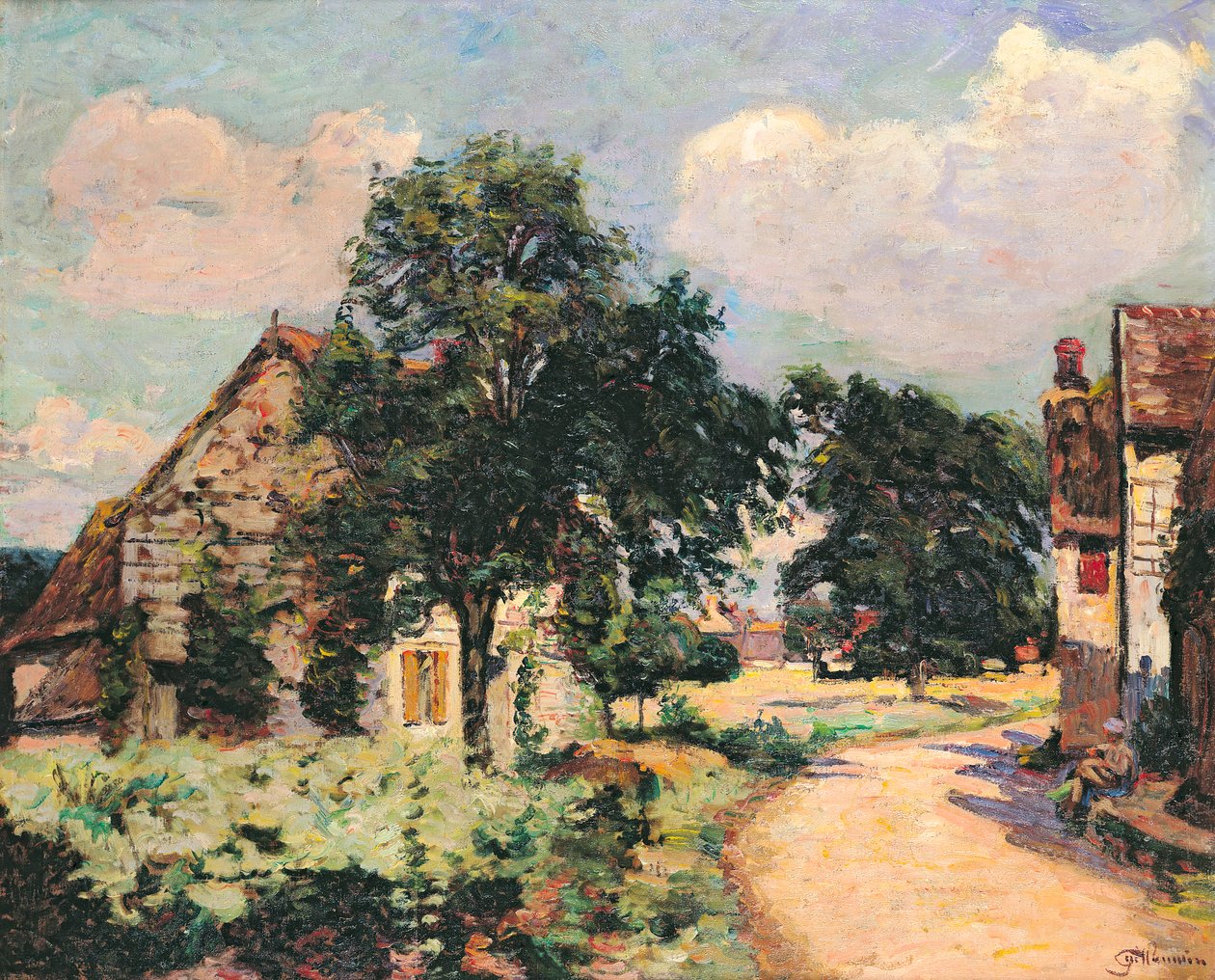 Effetto del sole da Jean Baptiste Armand Guillaumin