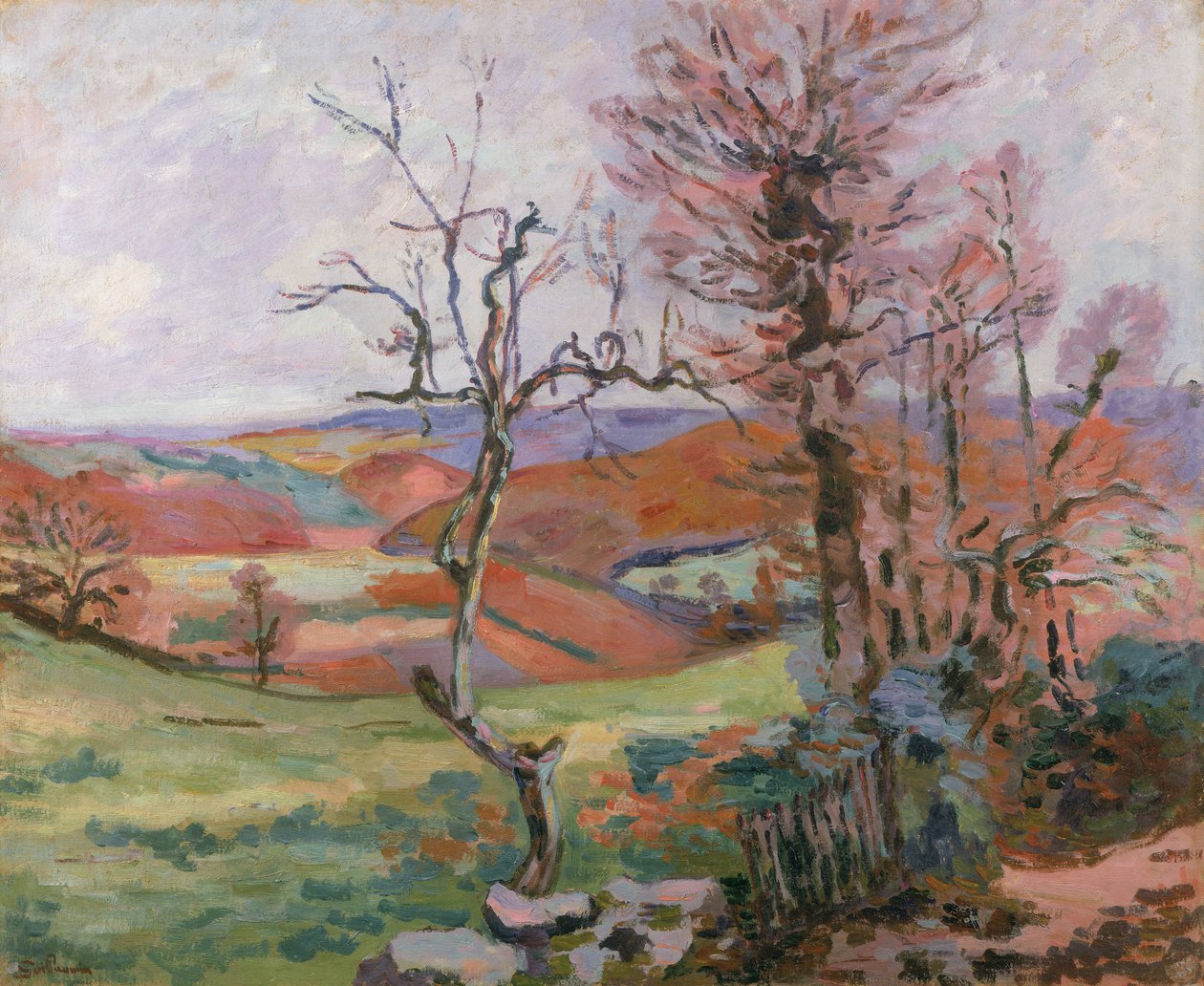 Il Puy Barion a Crozant, Bretagna da Jean Baptiste Armand Guillaumin