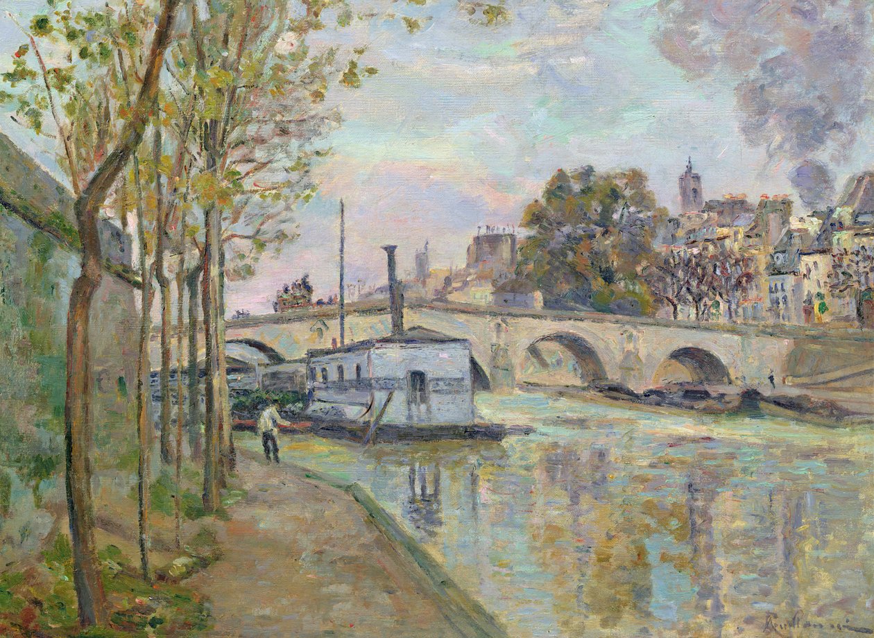 La Senna a Parigi da Jean Baptiste Armand Guillaumin