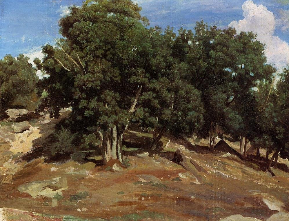 Querce nere di Bas-Breau da Jean Baptiste Camille Corot