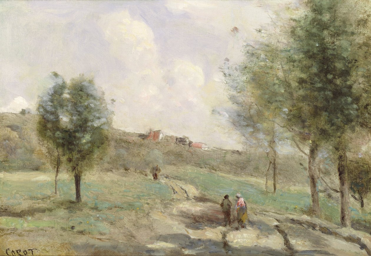 Coubron: Sentiero in salita da Jean Baptiste Camille Corot