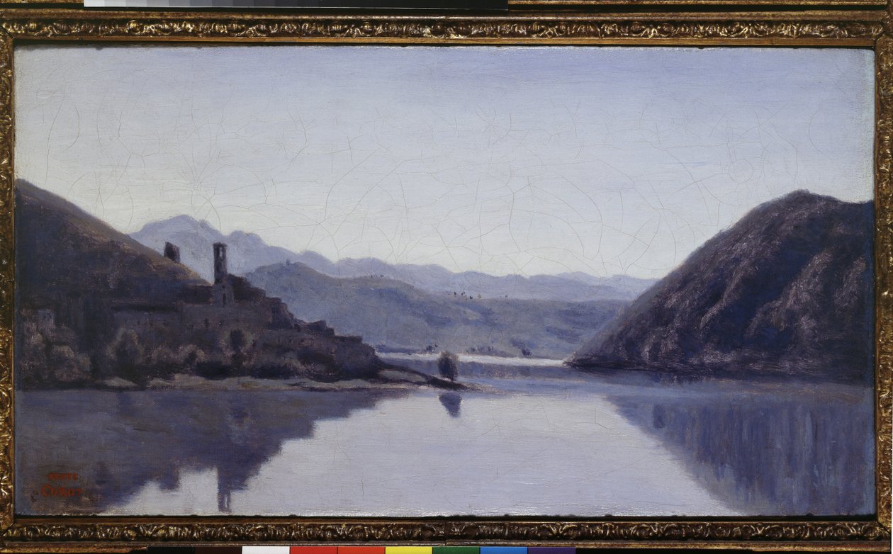 Lago di Piediluco, Umbria, XIX secolo da Jean Baptiste Camille Corot