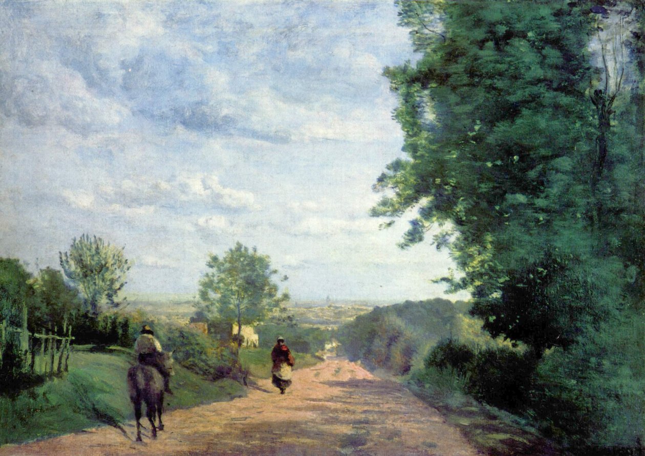 Il sentiero di Sèvres da Jean Baptiste Camille Corot