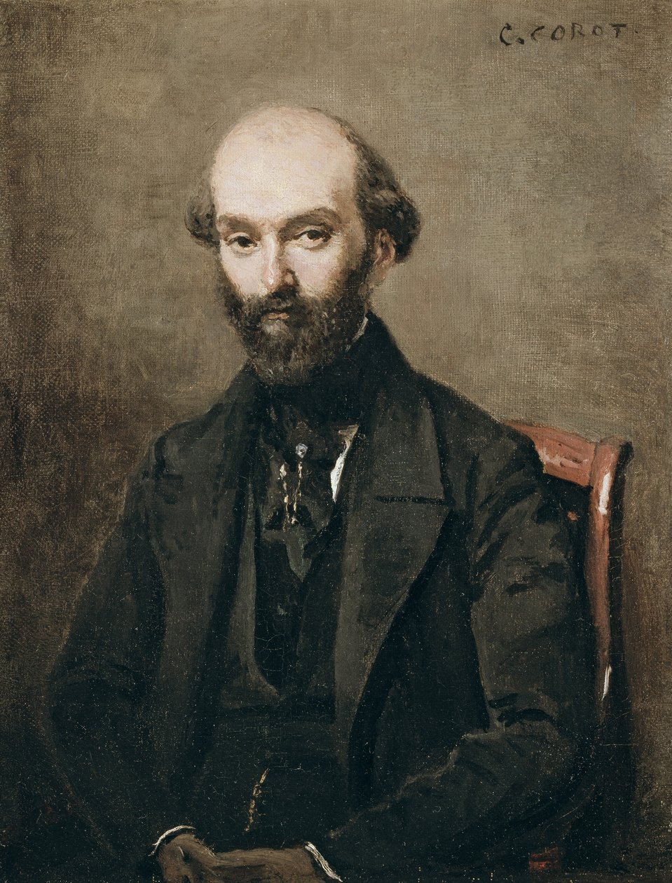 M. Bison, 1852 da Jean Baptiste Camille Corot