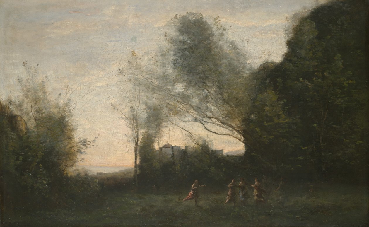 La danza delle ninfe, 1865-70 da Jean Baptiste Camille Corot