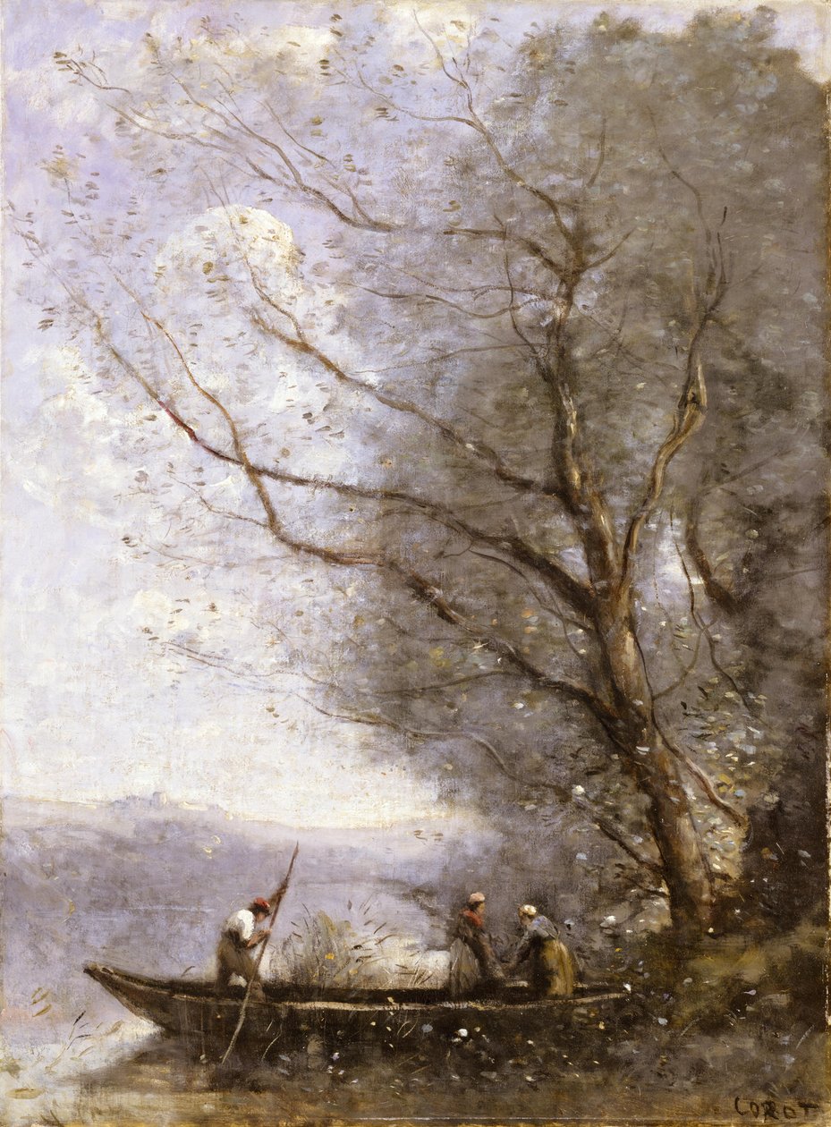 Il traghettatore da Jean Baptiste Camille Corot