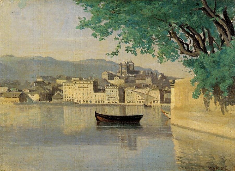 Veduta di una parte della città da Jean Baptiste Camille Corot