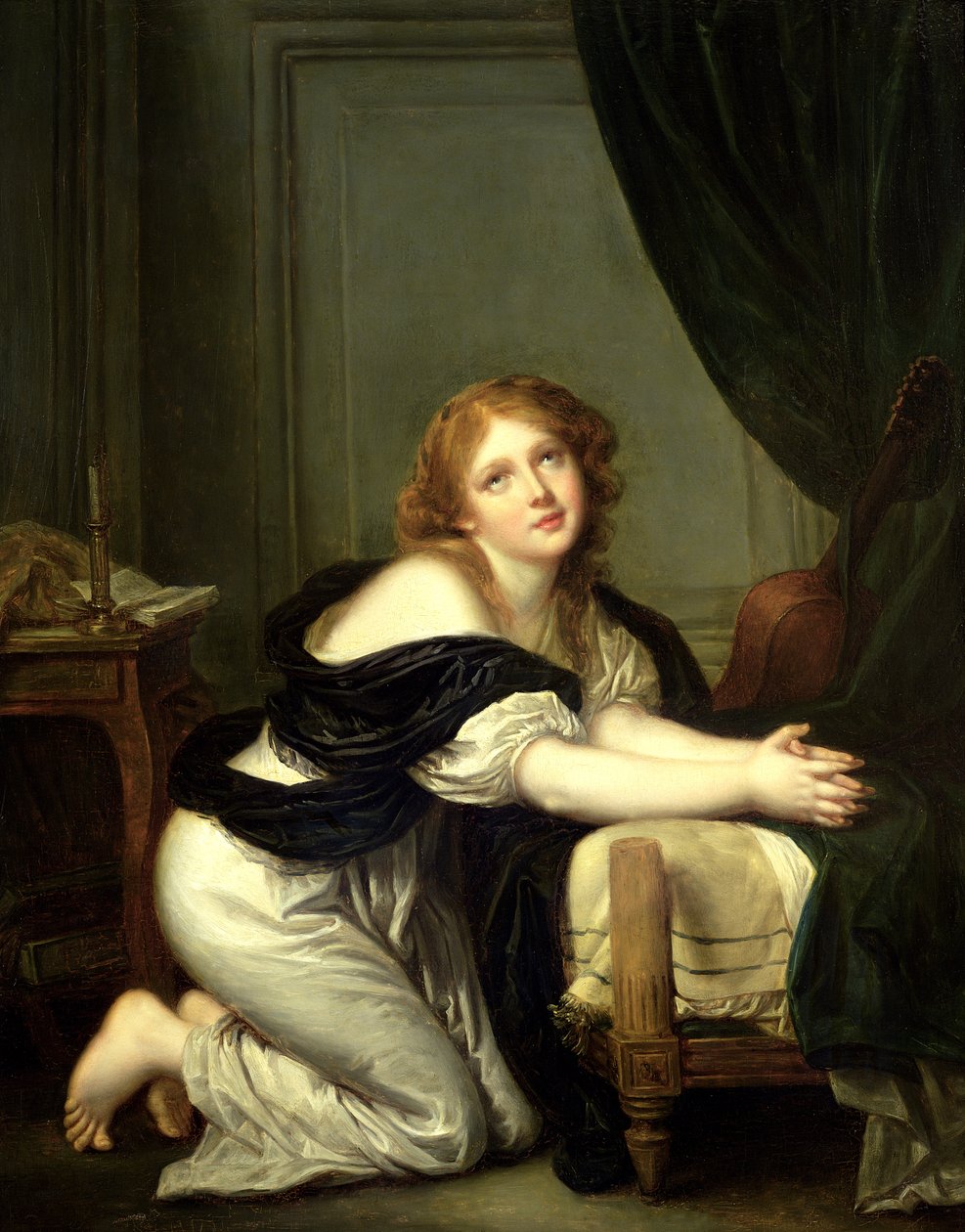 Preghiera del mattino da Jean Baptiste Greuze