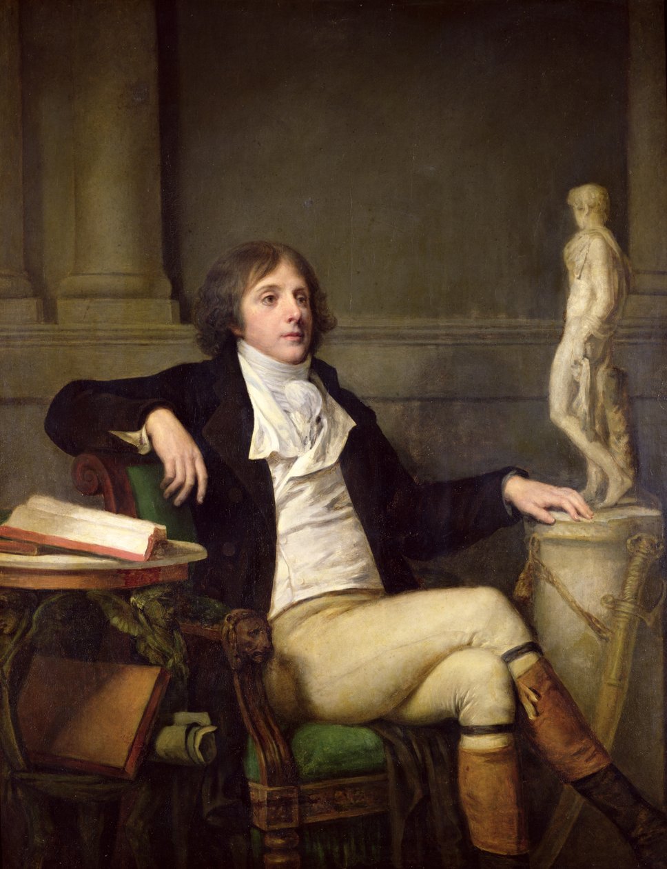 Ritratto presunto di Auguste Louis de Talleyrand (1770-1832) c.1792 da Jean Baptiste Greuze