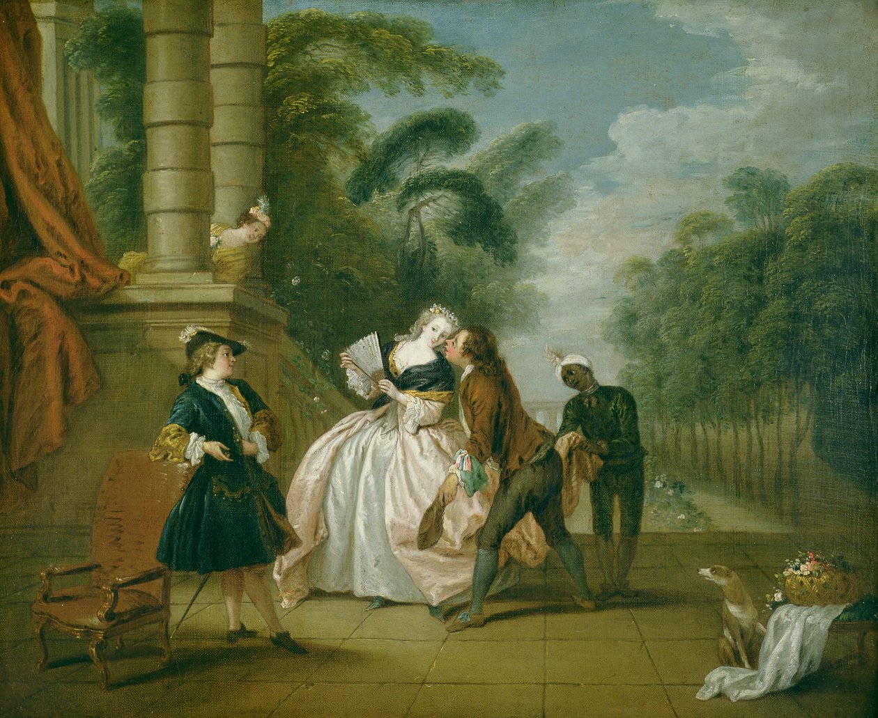 Il Bacio da Jean Baptiste Joseph Pater