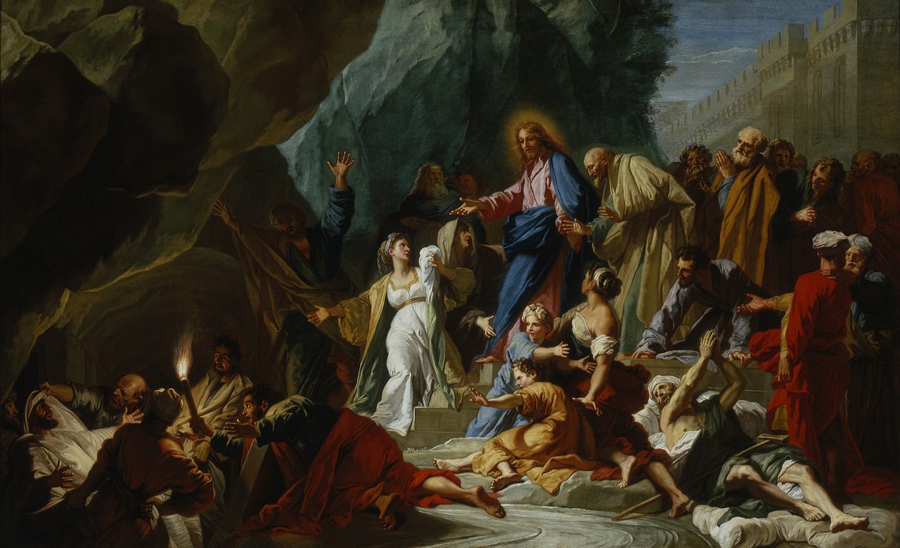 La resurrezione di Lazzaro, c.1711 da Jean Baptiste Jouvenet