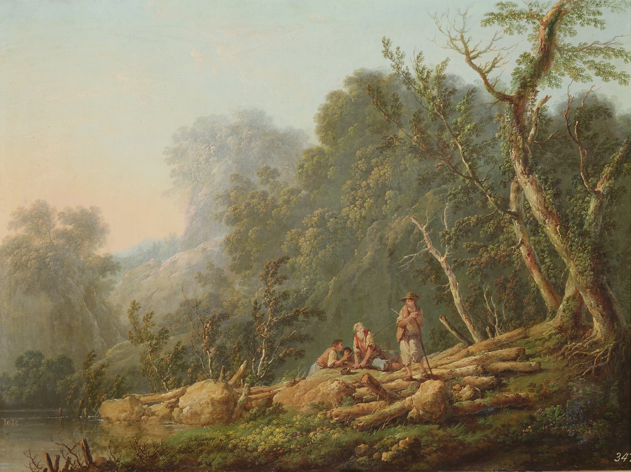 Paesaggio, 1773 da Jean Baptiste Pillement