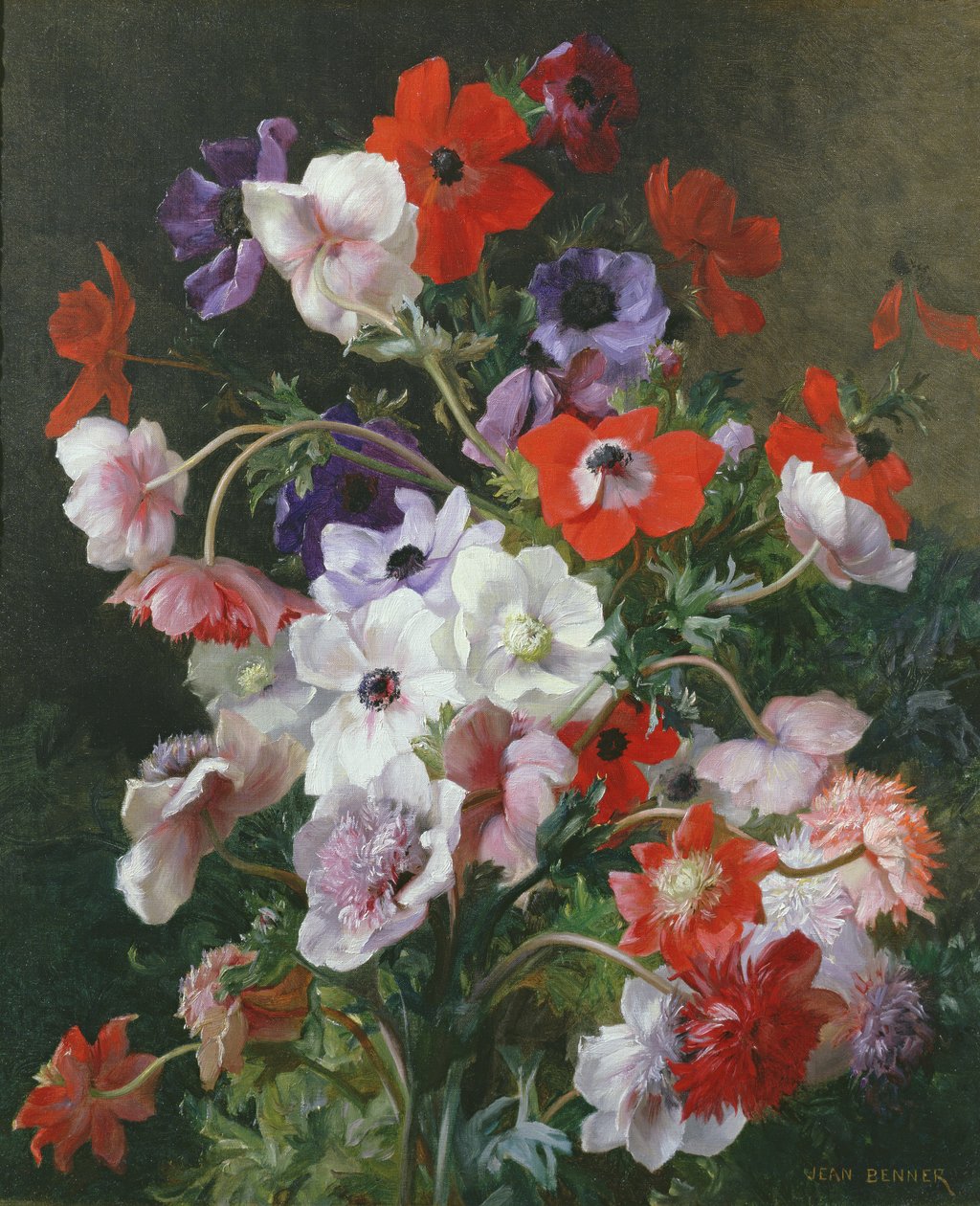 Natura morta di fiori da Jean Benner