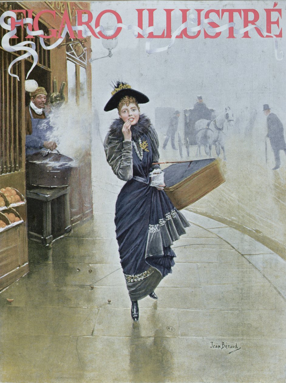Giovane modista parigina, illustrazione di copertina di 