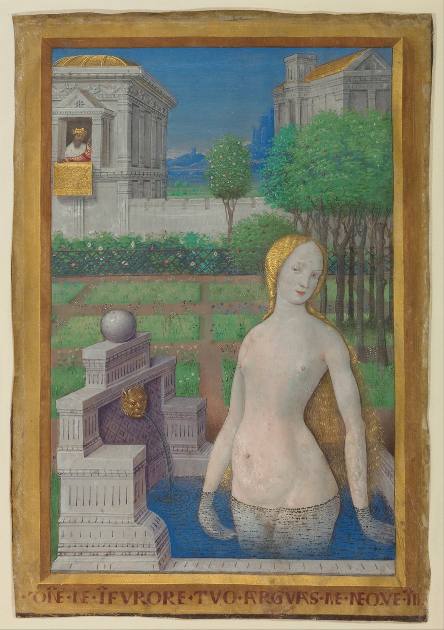 Betsabea al bagno da Jean Bourdichon