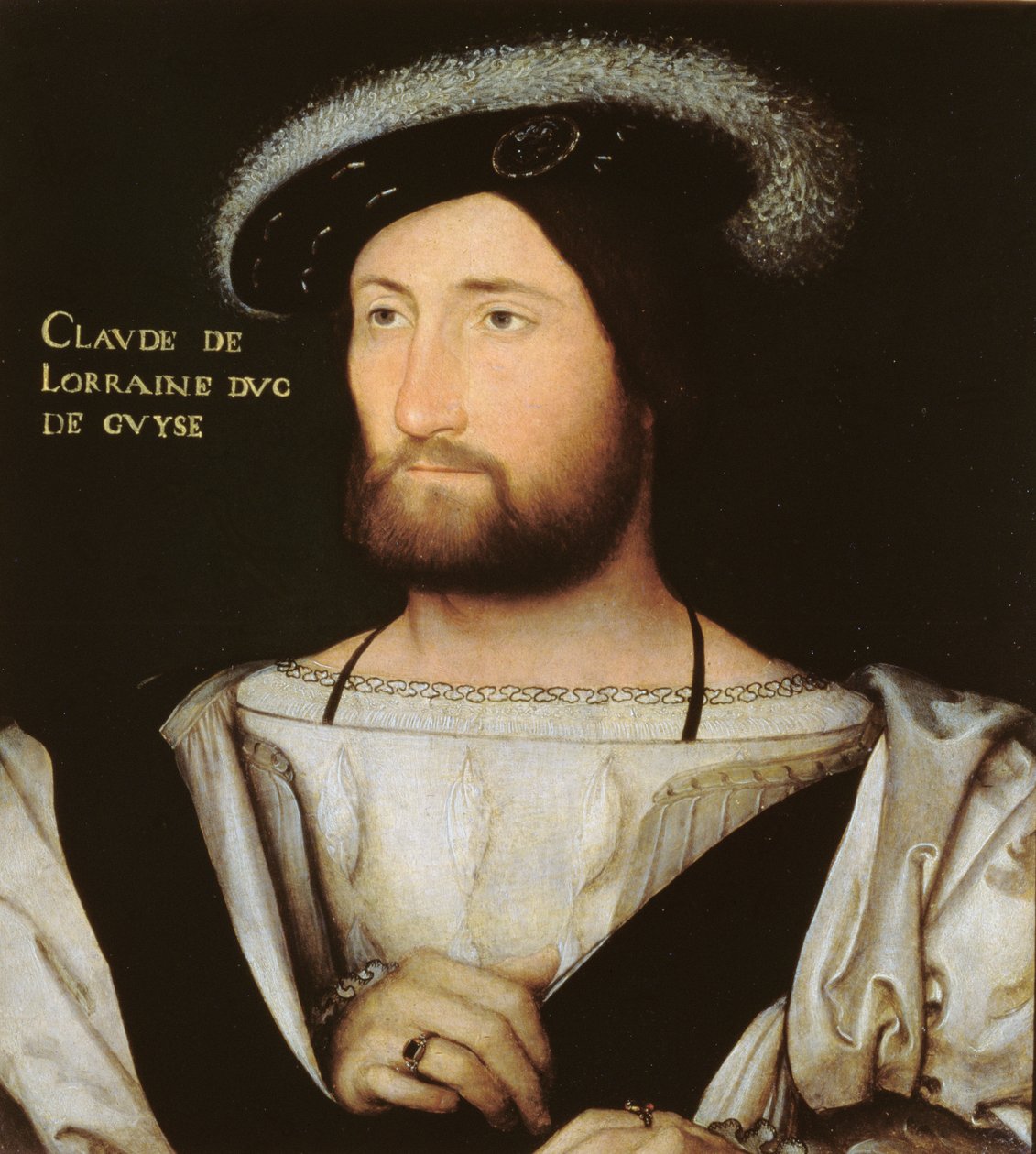 Ritratto di Claudio di Lorena (1496-1550), primo duca di Guisa, c.1525-30 da Jean Clouet