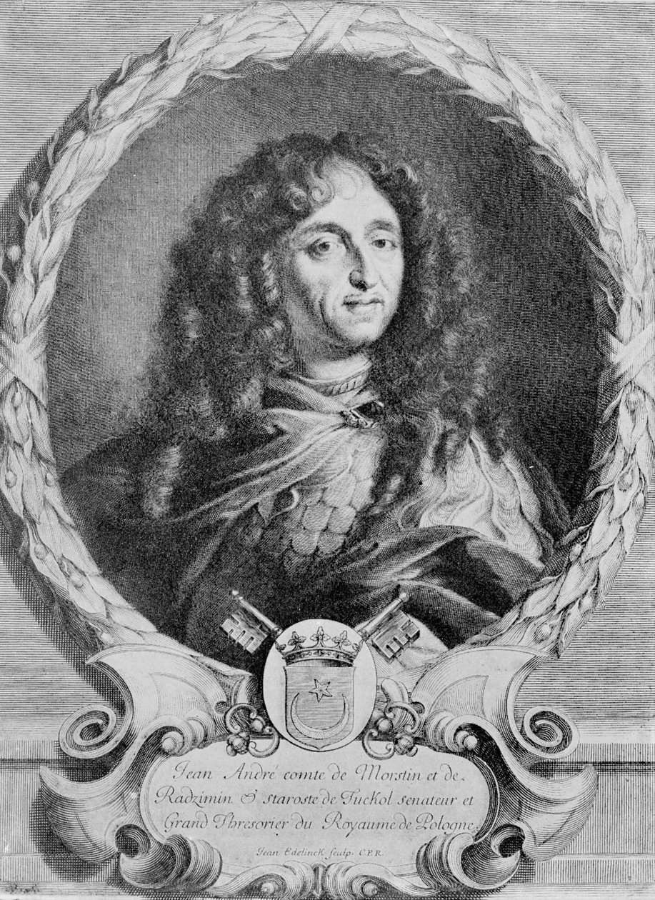 Ritratto di Jan Andrzej Morsztyn (1620-93) da Jean Edelinck