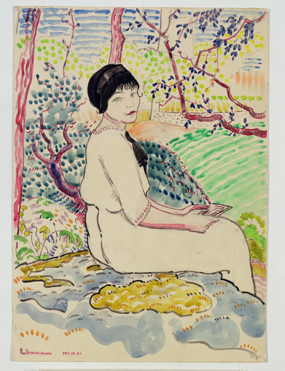 La lettera, 1911 da Jean Emile Laboureur