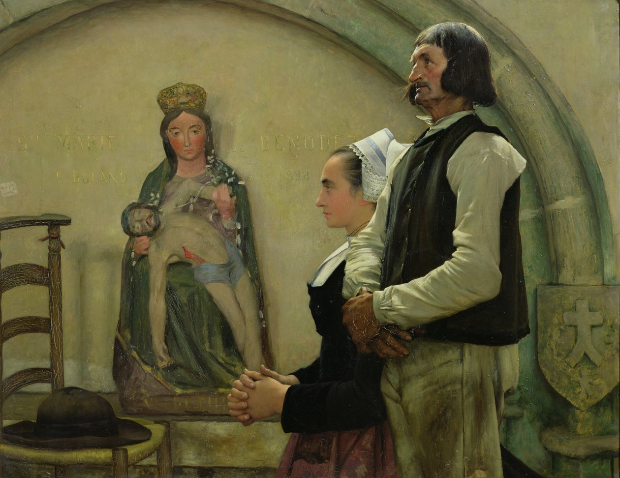 Visita alla Vergine di Benodet, 1898 da Jean Eugene Buland