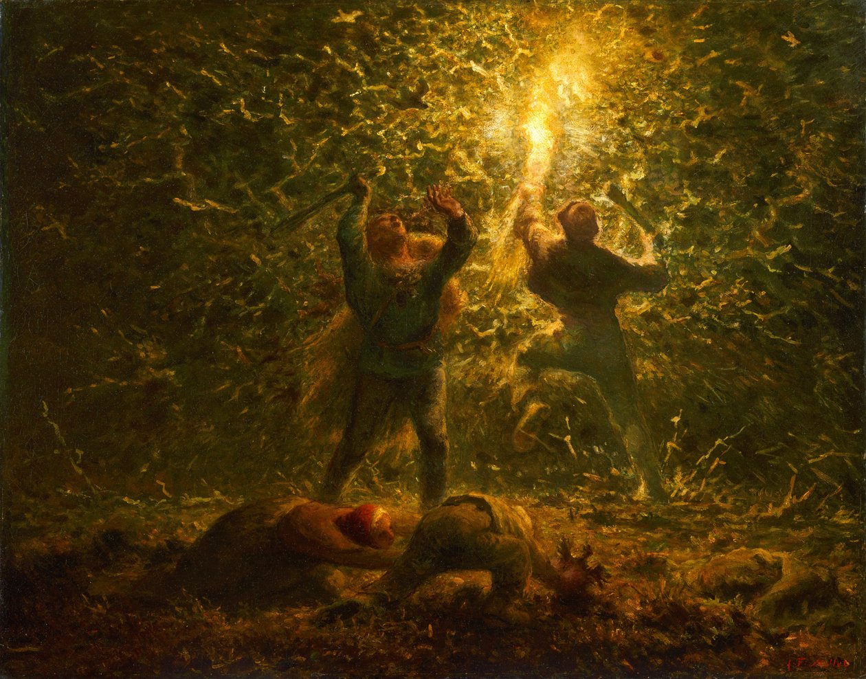 Cacciatori di nidi da Jean Francois Millet