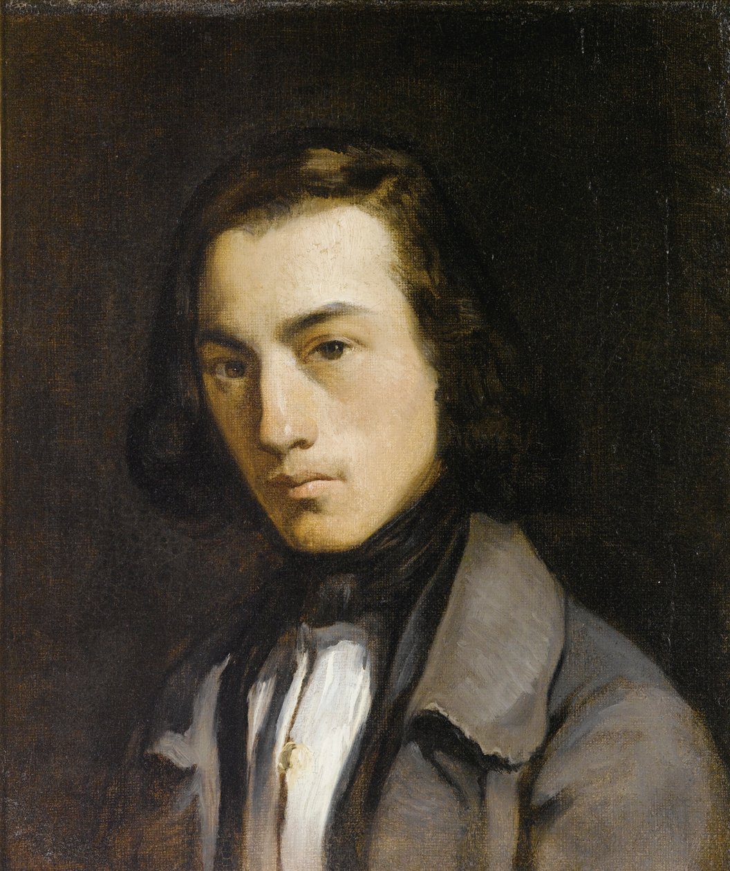Ritratto di giovane uomo da Jean Francois Millet