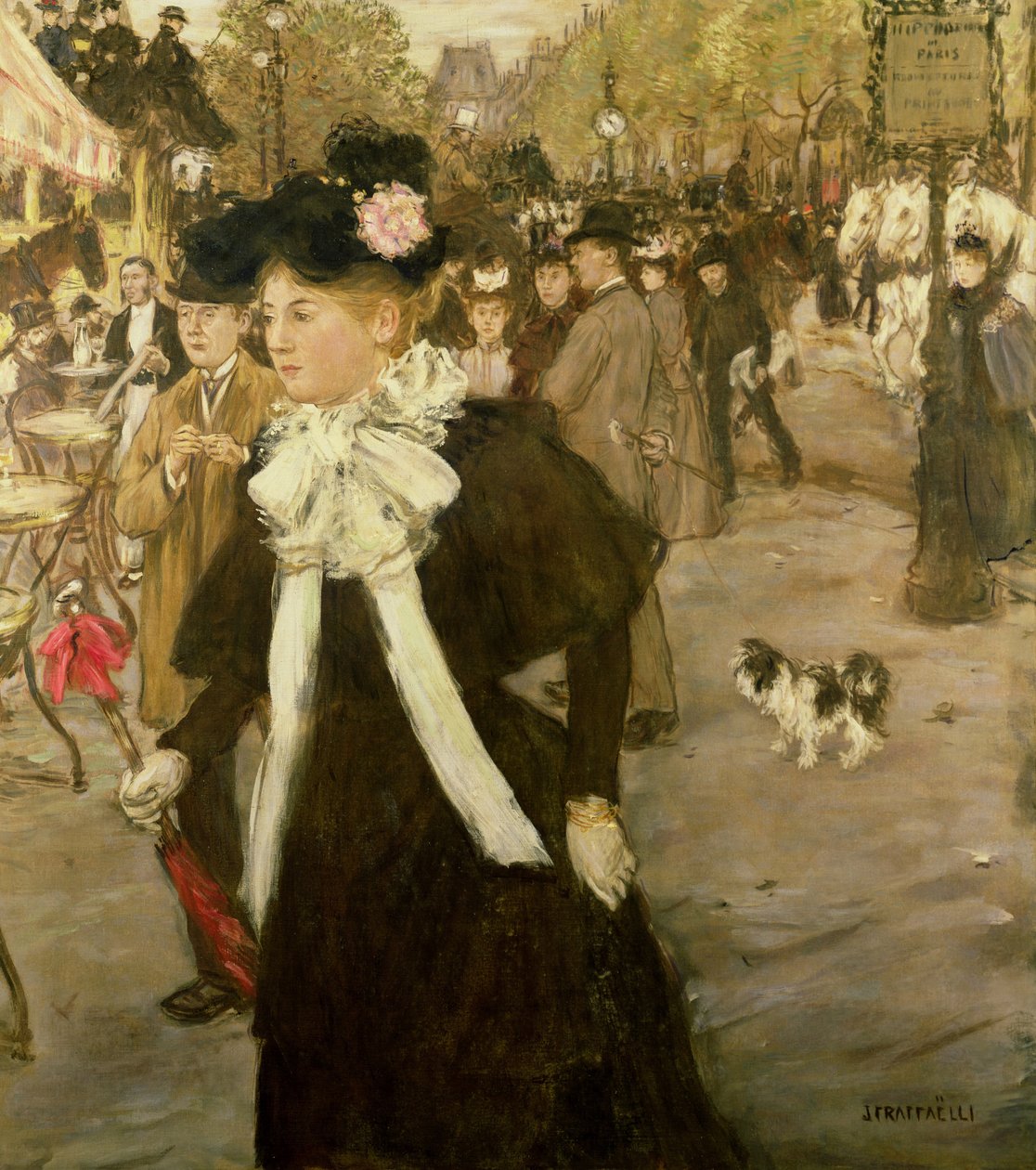 Boulevard des Italiens da Jean Francois Raffaelli