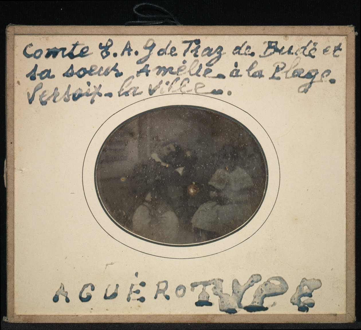 (Ritratto di due bambini), (Conte Ernest Andre Gabriel de Traz de Budé e sua sorella Amélie) da Jean Gabriel Eynard