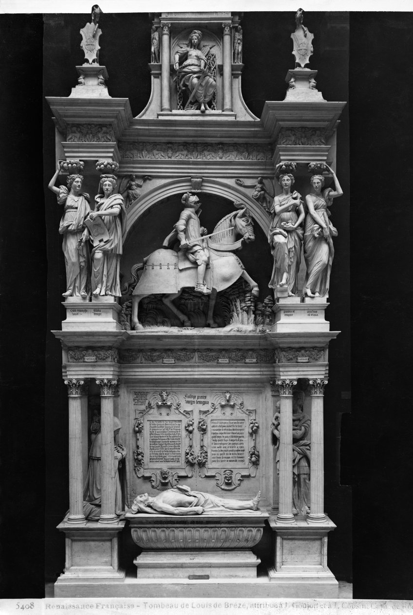 Riproduzione della tomba di Louis de Breze (1477-1531) nella Cattedrale di Rouen da Jean Goujon