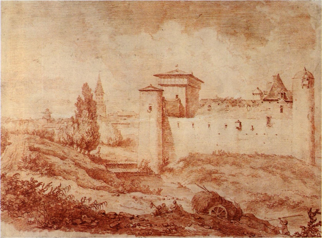 Castello di Nègrepelisse vicino a Montauban da Jean Honore Fragonard