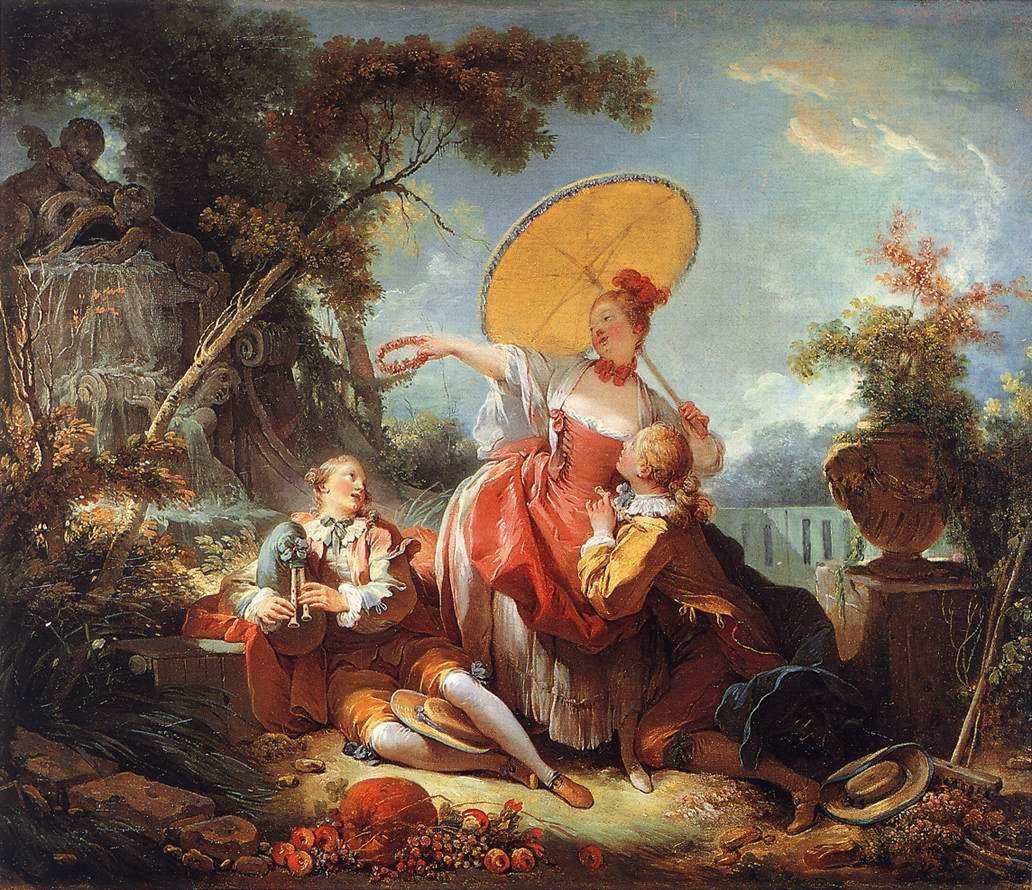 La gara musicale da Jean Honore Fragonard