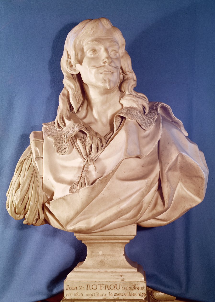 Busto di Jean de Rotrou (1609-50) 1783 da Jean Jacques Caffieri