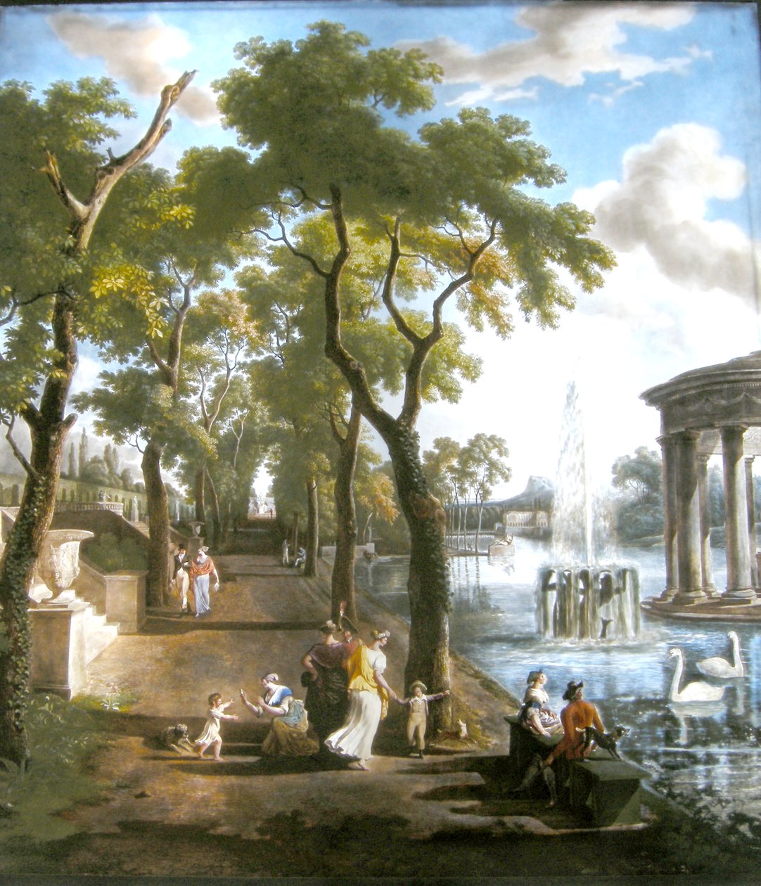 Paesaggio Immaginario, Fabbrica Dihl, 1806 da Jean Louis De Marne