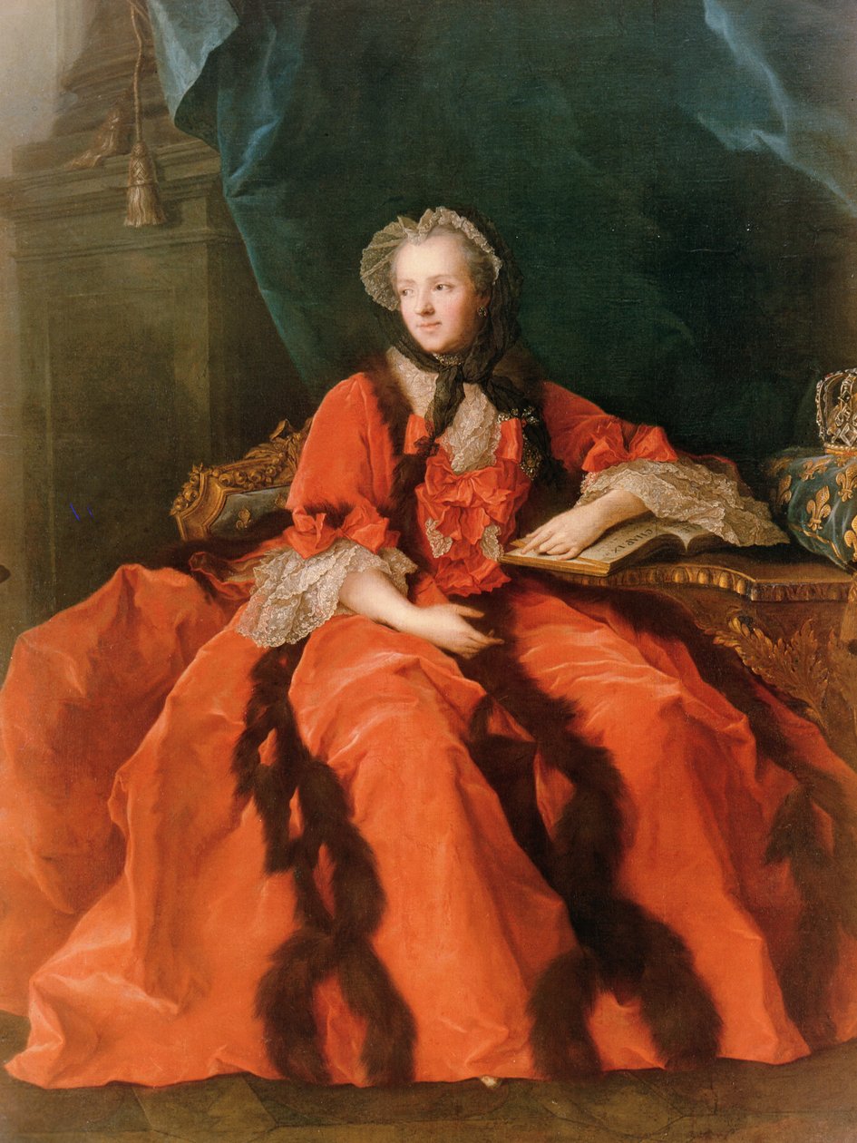 Ritratto di Maria Leszczynska (1703-68) 1762 da Jean Marc Nattier